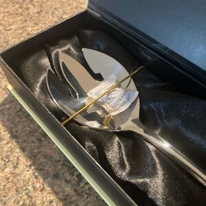 Mackenzie Childs courtly check ceramic casserole fork New in box. $75